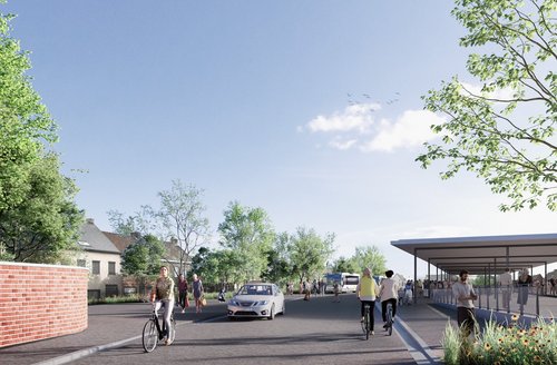 Nieuwe stationsomgeving